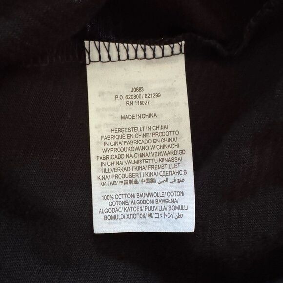 Boden The Cotton V-Neck Relaxed Sleeveless Tank in Black Size Large - Picture 5 of 6